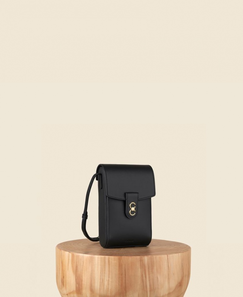 Geanta Crossbody Cafuné Trunk Box Dama Negrii | EYT4786AT