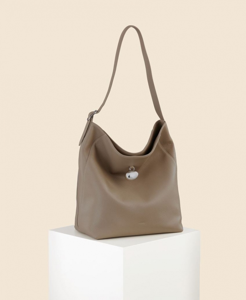 Geanta Tote Cafuné Drop Hobo Dama Gri Maro | KHB909UB